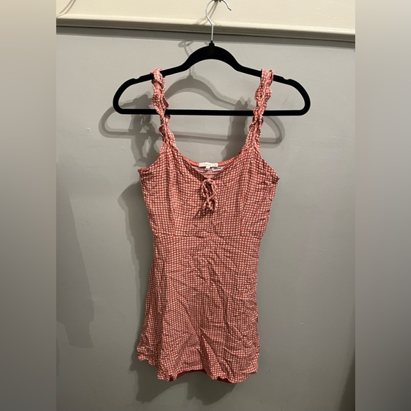 Summer Red and white checkered dress - Picture 1 of 3